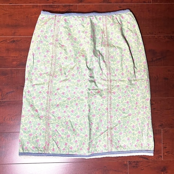 ANTHROPOLOGIE Sleeping On Snow Calico Floral Skirt Size 6 - Picture 2 of 9